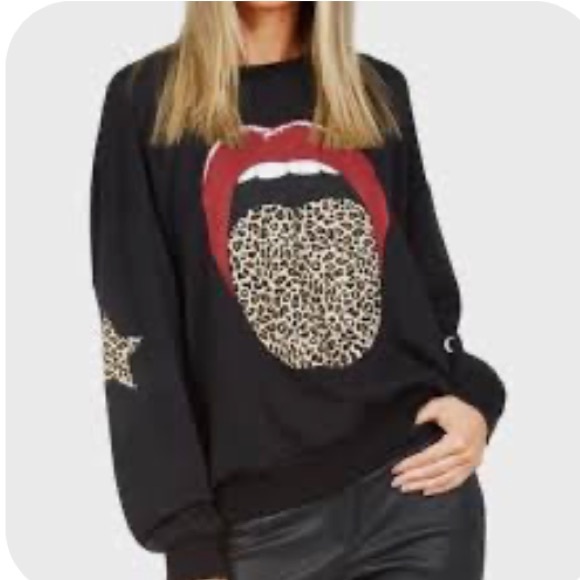 Lauren Moshi Sweaters - Lauren moshi mouth sweater size small